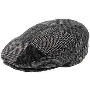 Walrus Hats Ivy Tribeca - Walrus Hats Grey Tweed Patchwork Ivy Cap