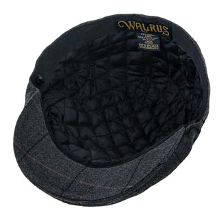 Walrus Hats Ivy Main Street - Walrus Grey Tweed Plaid Herringbone Ivy Cap