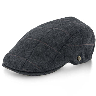 Walrus Hats Ivy Main Street - Walrus Grey Tweed Plaid Herringbone Ivy Cap