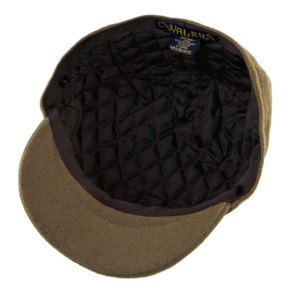 Midtown Walrus Hats Olive Wool Blend Ivy Cap