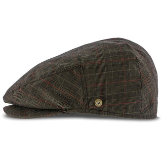 Walrus Hats Ivy The Fairway - Walrus Hats Brown/Red Plaid Polyester Ivy Cap