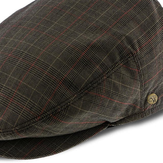 Walrus Hats Ivy The Fairway - Walrus Hats Brown/Red Plaid Polyester Ivy Cap