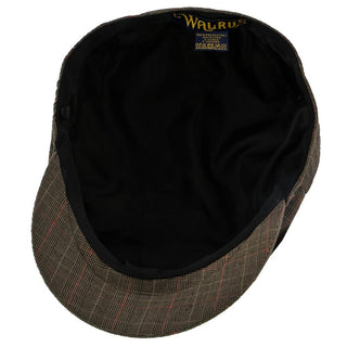 Walrus Hats Ivy The Fairway - Walrus Hats Brown/Red Plaid Polyester Ivy Cap
