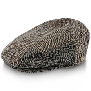 Walrus Hats Ivy Tribeca - Walrus Hats Grey Tweed Patchwork Ivy Cap