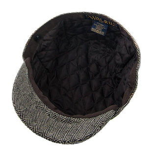 Walrus Hats Ivy Tribeca - Walrus Hats Grey Tweed Patchwork Ivy Cap