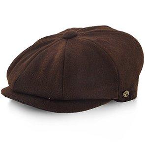 Walrus Hats Newsboy Shelby - Walrus Hat Wool Blend 8 Panel Newsboy Cap
