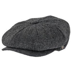 Walrus Hats Newsboy Shelby - Walrus Hat Wool Blend 8 Panel Newsboy Cap