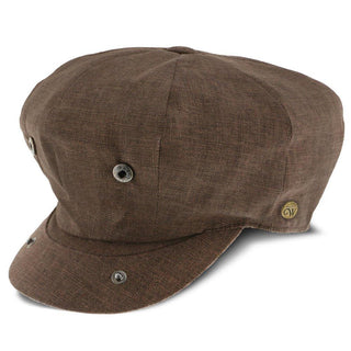 Walrus Hats Newsboy Regal - Walrus Hats Linen/Cotton 8 Panel Newsboy Cap
