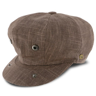 Walrus Hats Newsboy Regal - Walrus Hats Linen/Cotton 8 Panel Newsboy Cap
