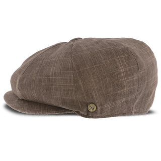 Walrus Hats Newsboy Regal - Walrus Hats Linen/Cotton 8 Panel Newsboy Cap