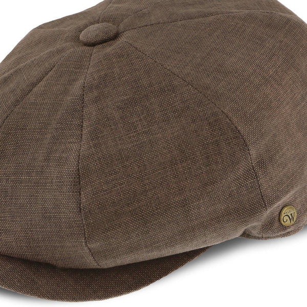 Regal Walrus Hats Linen/Cotton 8 Panel Newsboy Cap