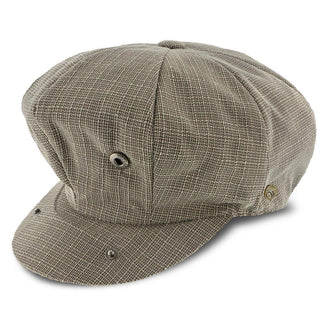 Walrus Hats Newsboy Textbook - Walrus Hats Sage/Grey Polyester 8 Panel Newsboy Cap