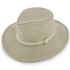 Walrus Hats Outback Boatsman Charter - Walrus Hats Tan Canvas Fabric Outback Hat - H7012
