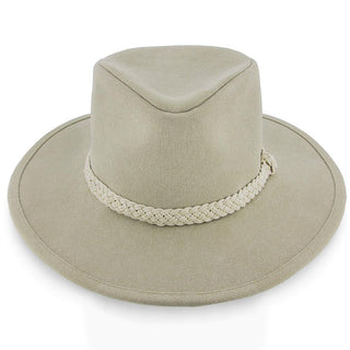 Walrus Hats Outback Boatsman Charter - Walrus Hats Tan Canvas Fabric Outback Hat - H7012