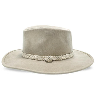 Walrus Hats Outback Boatsman Charter - Walrus Hats Tan Canvas Fabric Outback Hat - H7012