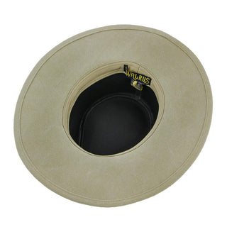 Walrus Hats Outback Boatsman Charter - Walrus Hats Tan Canvas Fabric Outback Hat - H7012