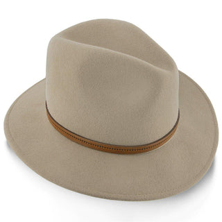 Walrus Hats Outback Jurassic - Walrus Hats Dark Brown Wool Felt Safari Hat - H7014