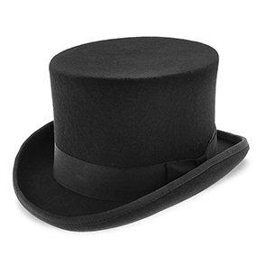 Walrus Hats Top Sir Winston - Walrus Hats Wool Felt 5.25 in. Height English Topper Hat - H7021