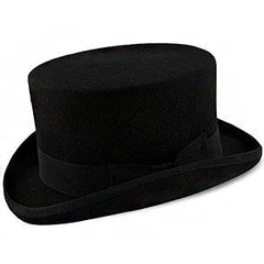 Walrus Hats Top Deadman - Walrus Hats Wool Felt 4.5 in. Height Low Crown Top Hat - H7019