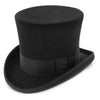 Walrus Hats Top Mad Hatter - Walrus Hats Wool Felt 6 in. Height Victorian Top Hat - H7020