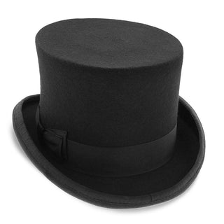 Walrus Hats Top Sir Winston - Walrus Hats Wool Felt 5.25 in. Height English Topper Hat - H7021