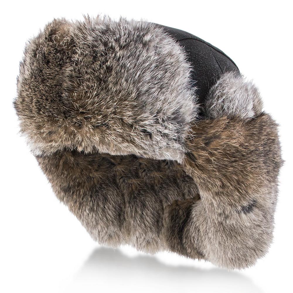 Buy Russian Cap Bomber Hat,Trooper Trapper Hat,Leather Fur Lined Winter for  Men Online at desertcartINDIA