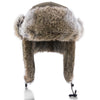 Walrus Hats Trapper Walrus Hats Genuine Rabbit Fur Brown Trapper Hat