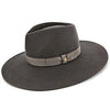 Stingray - Walrus Hats Grey Wide Brim Wool Felt Fedora Hat