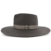 Walrus Hats Fedora Stingray - Walrus Hats Grey Wide Brim Wool Felt Fedora Hat