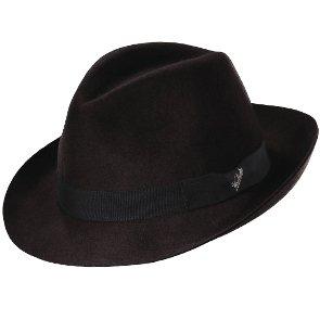 Woolrich Fedora Lascar - Woolrich W5052 Grey Wool Felt Crushable Fedora Hat