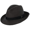 Woolrich Fedora Lascar - Woolrich W5052 Grey Wool Felt Crushable Fedora Hat